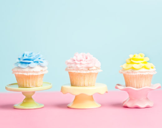 Vanilla Spring Time Cupcakes